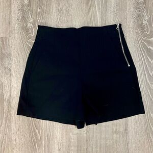 Zara High Waist Shorts - Navy